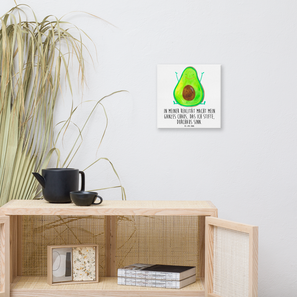 Leinwand Bild Avocado Happy Leinwand, Bild, Kunstdruck, Wanddeko, Dekoration, Avocado, Veggie, Vegan, Gesund, Chaos