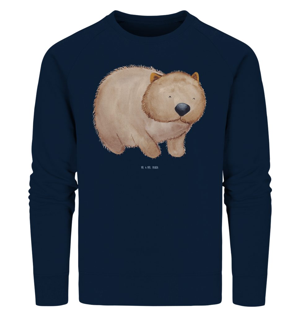 Organic Pullover Wombat Pullover, Pullover Männer, Pullover Frauen, Sweatshirt, Sweatshirt Männer, Sweatshirt Frauen, Unisex, Tiermotive, Gute Laune, lustige Sprüche, Tiere, Wombat, Das Leben ist schön, Motivation, Spruch, Australien