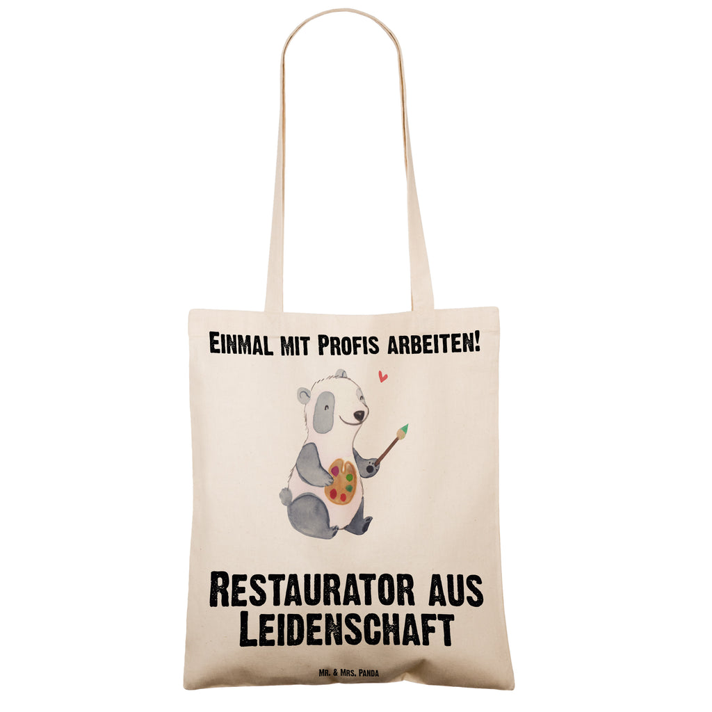 Tragetasche Restaurator aus Leidenschaft Beuteltasche, Beutel, Einkaufstasche, Jutebeutel, Stoffbeutel, Tasche, Shopper, Umhängetasche, Strandtasche, Schultertasche, Stofftasche, Tragetasche, Badetasche, Jutetasche, Einkaufstüte, Laptoptasche, Beruf, Ausbildung, Jubiläum, Abschied, Rente, Kollege, Kollegin, Geschenk, Schenken, Arbeitskollege, Mitarbeiter, Firma, Danke, Dankeschön