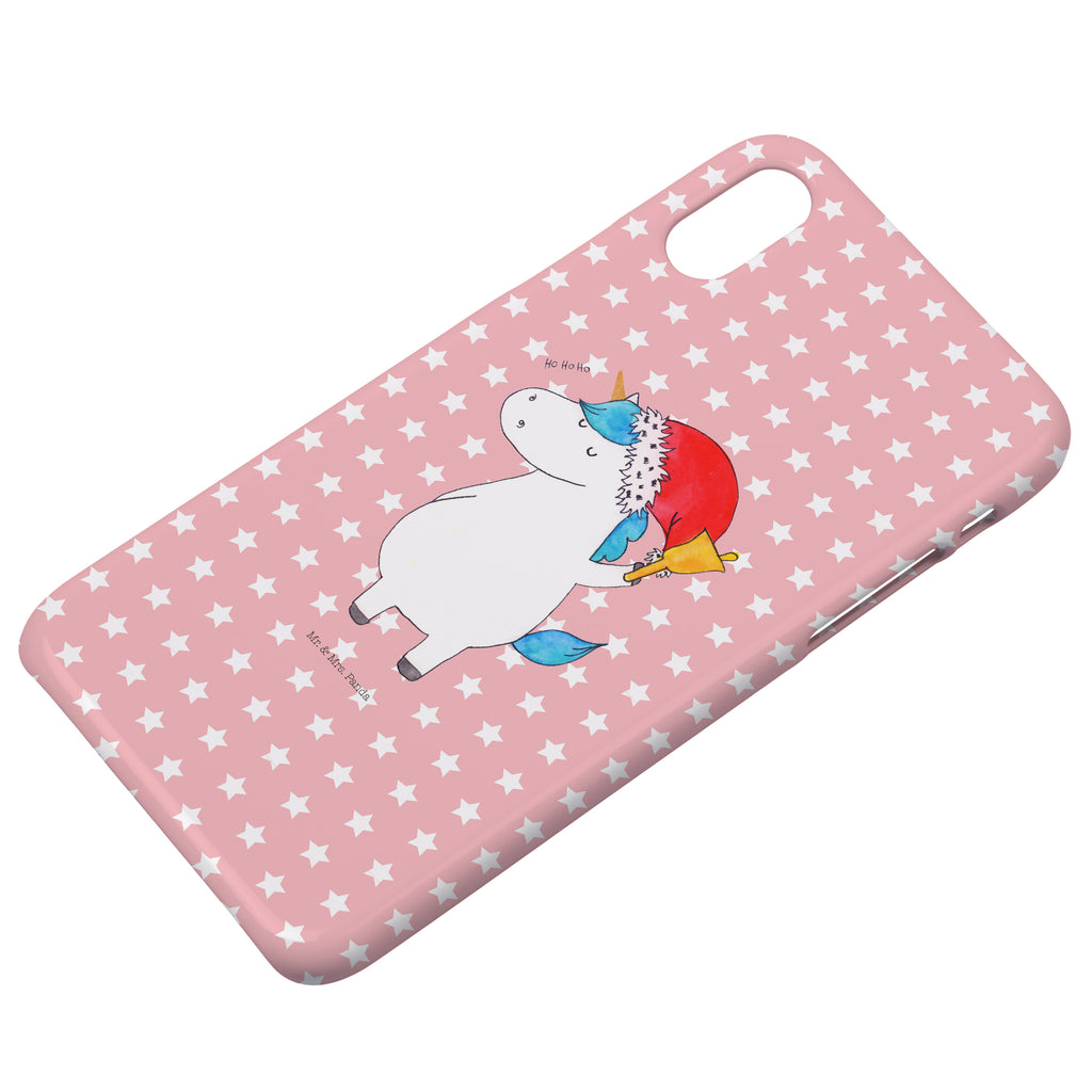 Handyhülle Einhorn Weihnachtsmann Handyhülle, Handycover, Cover, Handy, Hülle, Iphone 10, Iphone X, Einhorn, Einhörner, Einhorn Deko, Pegasus, Unicorn, Gin, Schokolade, Schoki, Weihnachten, Weihnachtsmann, Nikolaus, Wunschzettel, Wunschliste, Feenstaub