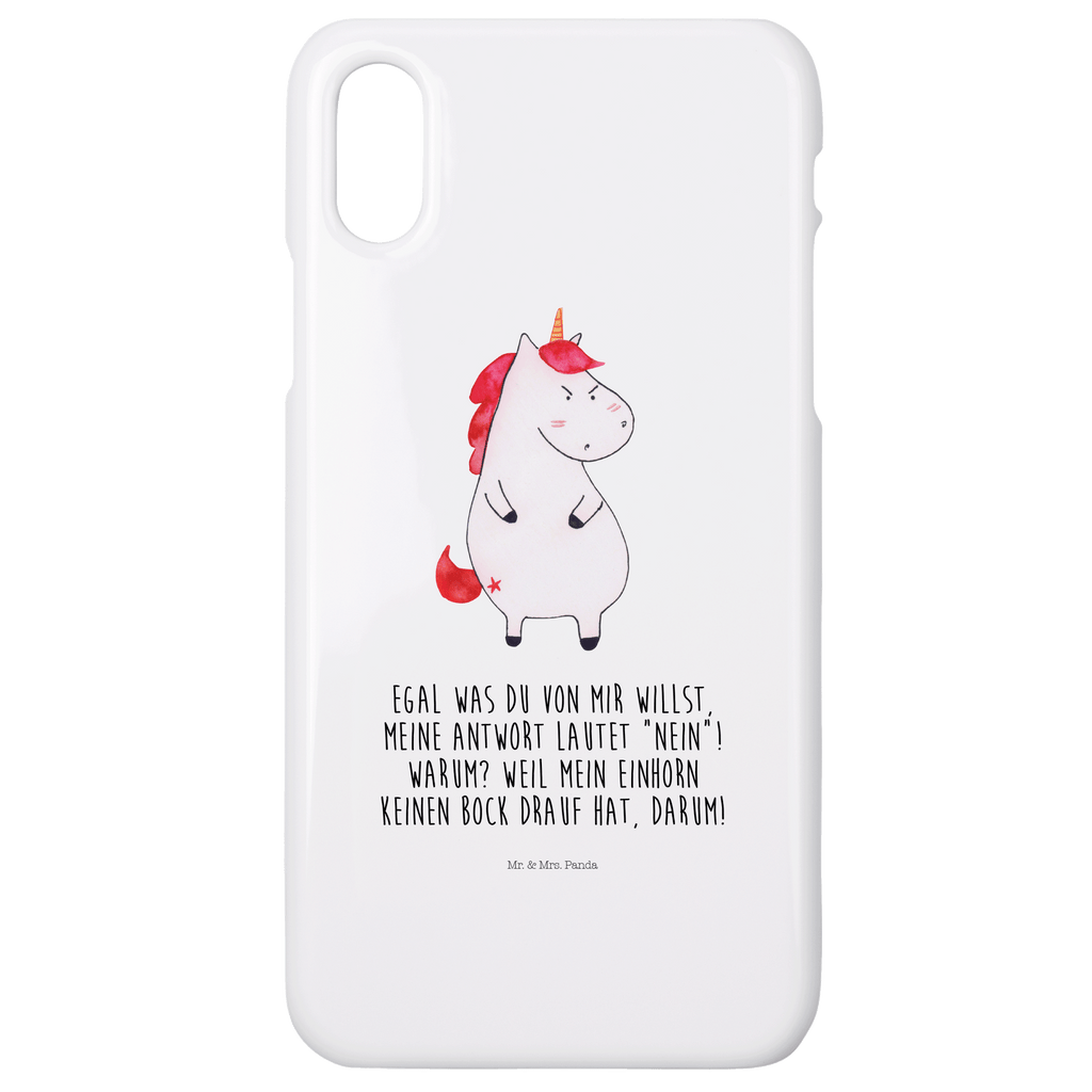 Handyhülle Einhorn Wut Handyhülle, Handycover, Cover, Handy, Hülle, Iphone 10, Iphone X, Einhorn, Einhörner, Einhorn Deko, Pegasus, Unicorn, Realität, Ansage, lustlos, nein, Büro, Arbeit, wütend, dumme Fragen, lustig, Spaß, Geschenk