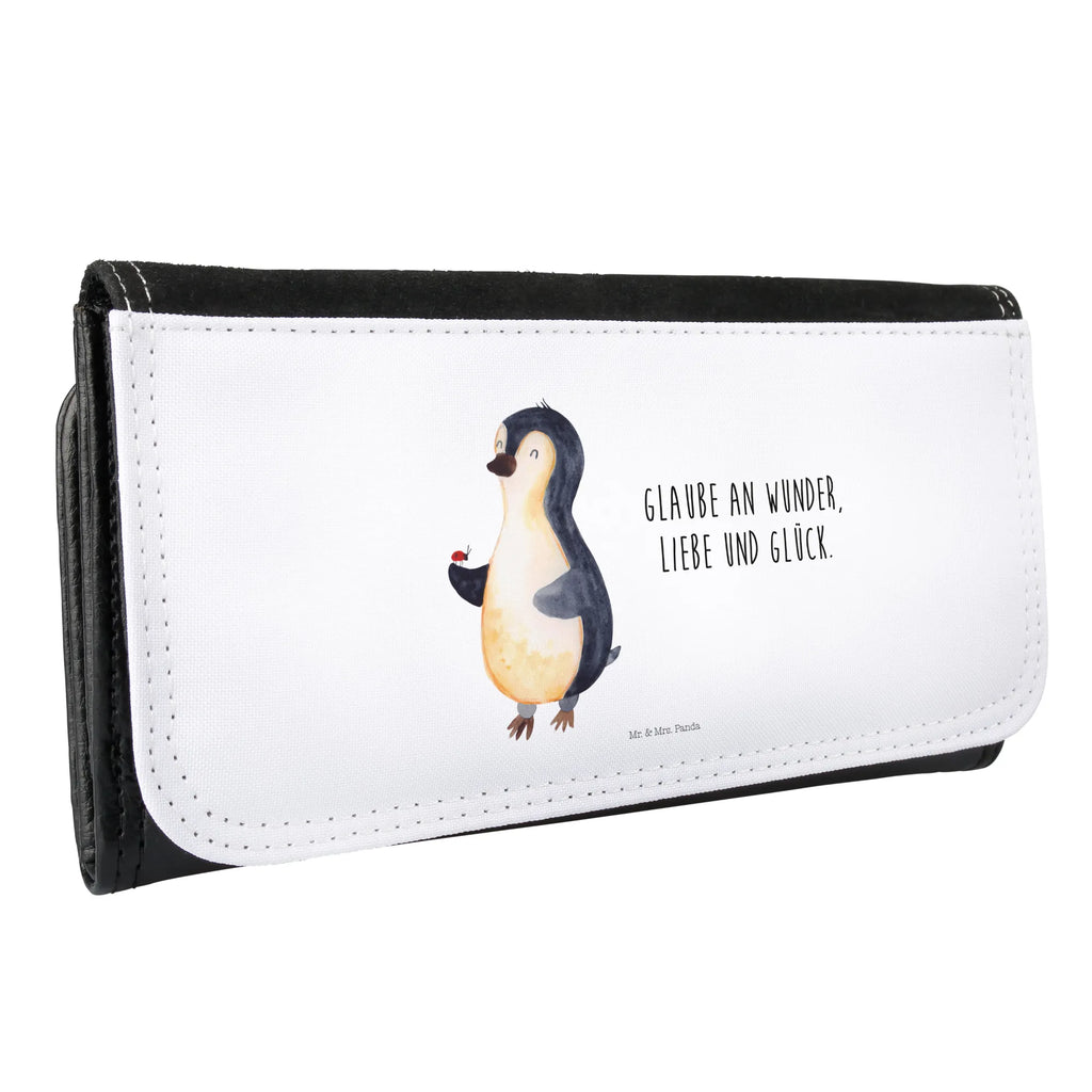 Damen Portemonnaie Pinguin Marienkäfer Portemonnaie, Portemonee, Geldbörse, Damen, Groß, XXL, Geldbeutel, Portemonnaies, Pinguin, Pinguine, Marienkäfer, Liebe, Wunder, Glück, Freude, Lebensfreude