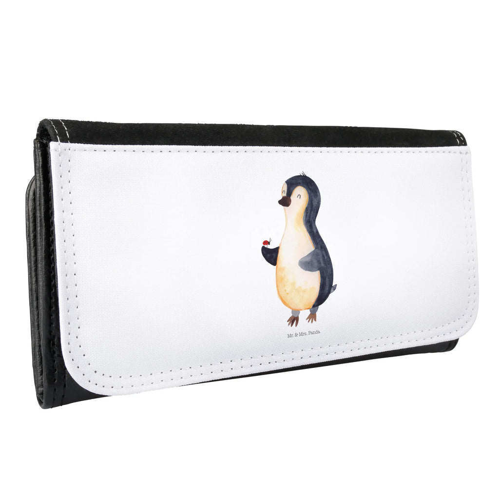 Damen Portemonnaie Pinguin Marienkäfer Portemonnaie, Portemonee, Geldbörse, Damen, Groß, XXL, Geldbeutel, Portemonnaies, Pinguin, Pinguine, Marienkäfer, Liebe, Wunder, Glück, Freude, Lebensfreude