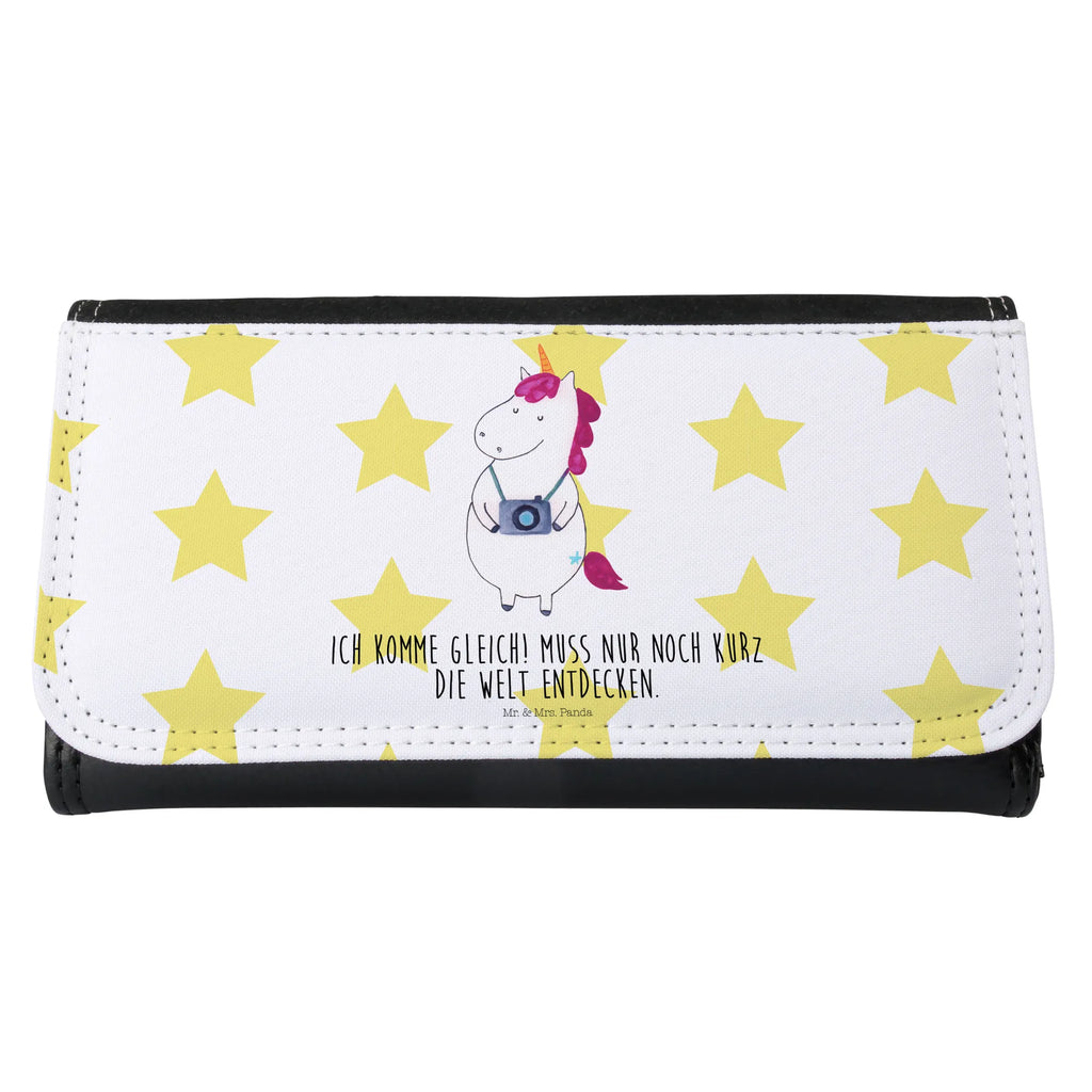 Damen Portemonnaie Einhorn Fotograf Portemonnaie, Portemonee, Geldbörse, Damen, Groß, XXL, Geldbeutel, Portemonnaies, Einhorn, Einhörner, Einhorn Deko, Unicorn, Fotograf, Fotografie, Kamera, Reisen, Weltreise, Weltenbummler, Urlaub, Tourist, Kurztrip, Reise, Städtereise