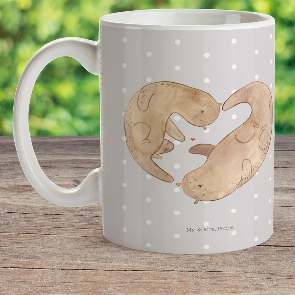 Kindertasse Otter Herz Kindertasse, Kinder Tasse, Kunststoff Tasse, Kindergarten Tasse, Trinkbecher, Camping Becher, Kaffeetasse, Kunststoffbecher, Kindergartenbecher, Outdoorgeschirr, Kunststoffgeschirr, Reisebecher, Reisetasse, Kinderbecher, Bruchfeste Tasse, Bruchsichere Tasse, Plastik Tasse, Plastiktasse, Otter, Fischotter, Seeotter, Liebe, Herz, Liebesbeweis, Liebesgeschenk, Bessere Hälfte, Love you, Jahrestag, Hochzeitstag, Verlobung, gemeinsames Leben