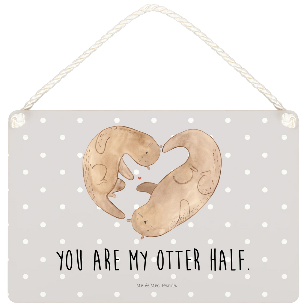 Deko Schild Otter Herz Dekoschild, Deko Schild, Schild, Tür Schild, Türschild, Holzschild, Wandschild, Wanddeko, Otter, Fischotter, Seeotter, Liebe, Herz, Liebesbeweis, Liebesgeschenk, Bessere Hälfte, Love you, Jahrestag, Hochzeitstag, Verlobung, gemeinsames Leben