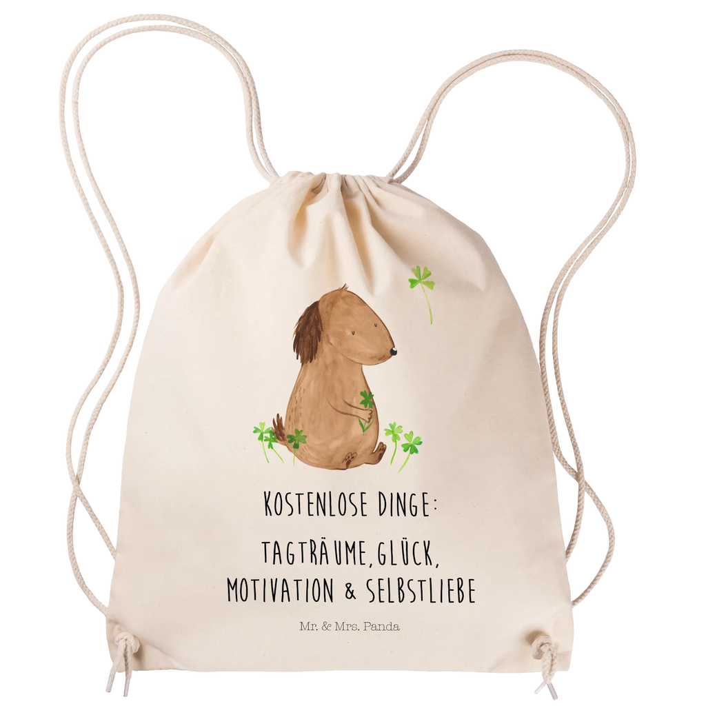 Sportbeutel Hund Kleeblatt Sportbeutel, Turnbeutel, Beutel, Sporttasche, Tasche, Stoffbeutel, Sportbeutel Kinder, Gymsack, Beutel Rucksack, Kleine Sporttasche, Sportzubehör, Turnbeutel Baumwolle, Hund, Hundemotiv, Haustier, Hunderasse, Tierliebhaber, Hundebesitzer, Sprüche, Kleeblatt, Glück, Tagträume, Motivation, Neuanfang, Geschenk, Glücksbringer, Selbstliebe, Achtsamkeit