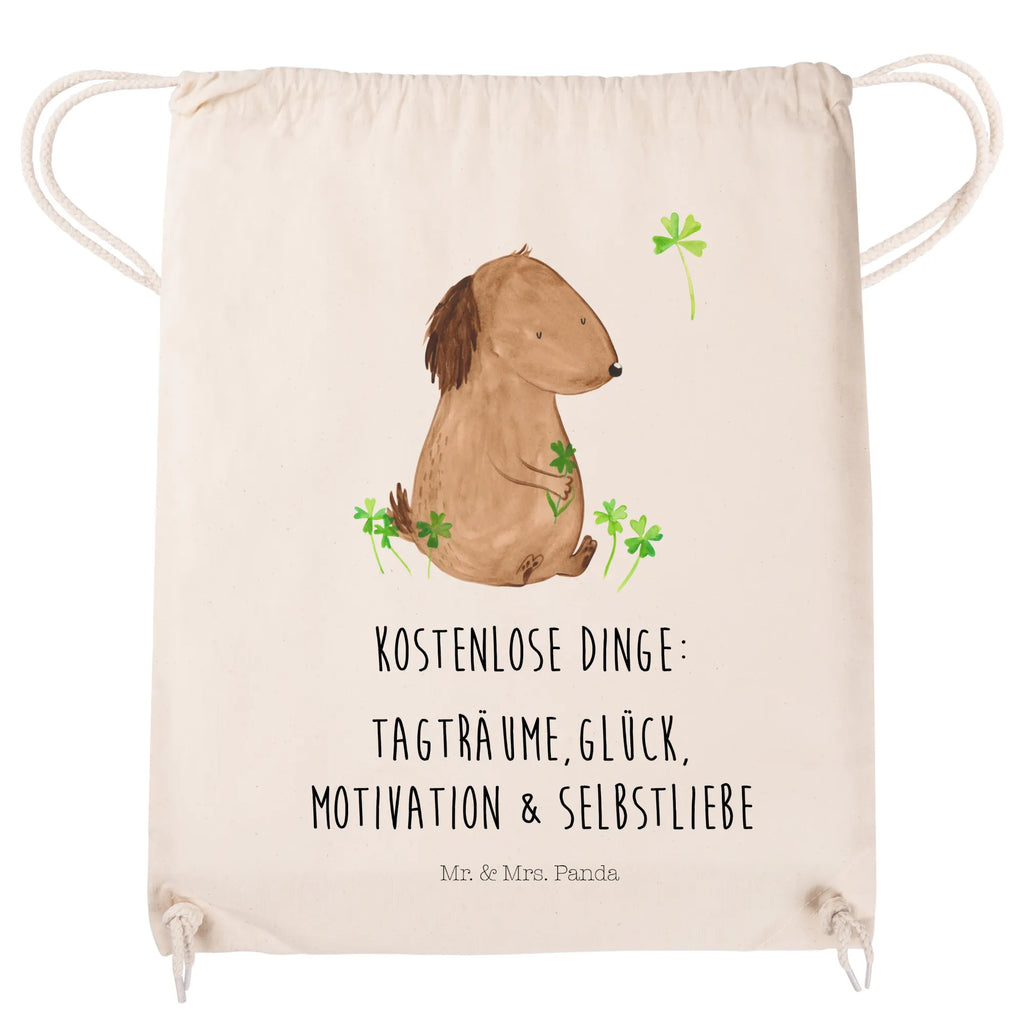 Sportbeutel Hund Kleeblatt Sportbeutel, Turnbeutel, Beutel, Sporttasche, Tasche, Stoffbeutel, Sportbeutel Kinder, Gymsack, Beutel Rucksack, Kleine Sporttasche, Sportzubehör, Turnbeutel Baumwolle, Hund, Hundemotiv, Haustier, Hunderasse, Tierliebhaber, Hundebesitzer, Sprüche, Kleeblatt, Glück, Tagträume, Motivation, Neuanfang, Geschenk, Glücksbringer, Selbstliebe, Achtsamkeit