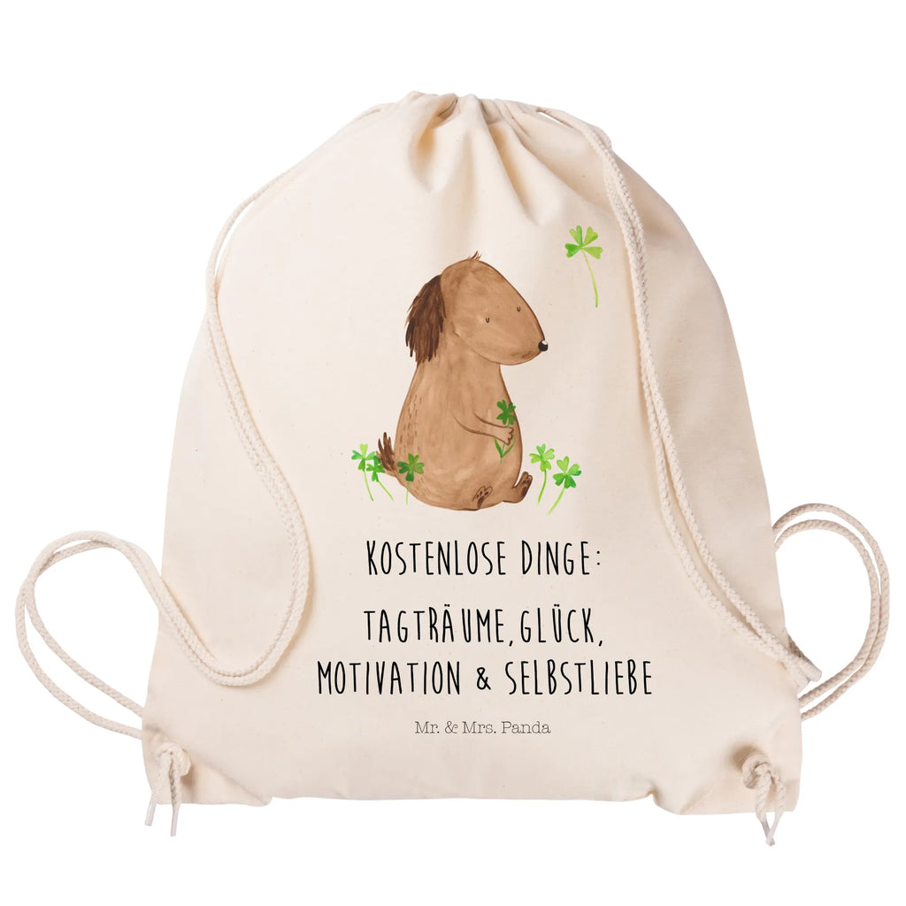 Sportbeutel Hund Kleeblatt Sportbeutel, Turnbeutel, Beutel, Sporttasche, Tasche, Stoffbeutel, Sportbeutel Kinder, Gymsack, Beutel Rucksack, Kleine Sporttasche, Sportzubehör, Turnbeutel Baumwolle, Hund, Hundemotiv, Haustier, Hunderasse, Tierliebhaber, Hundebesitzer, Sprüche, Kleeblatt, Glück, Tagträume, Motivation, Neuanfang, Geschenk, Glücksbringer, Selbstliebe, Achtsamkeit