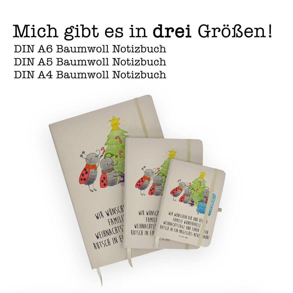 Baumwoll Notizbuch Weihnachten Smörle Notizen, Eintragebuch, Tagebuch, Notizblock, Adressbuch, Journal, Kladde, Skizzenbuch, Notizheft, Schreibbuch, Schreibheft, Winter, Weihnachten, Weihnachtsdeko, Nikolaus, Advent, Heiligabend, Wintermotiv, Weihnachtsbaum, Geschenk, Pfefferminzstange, Tannennadeln