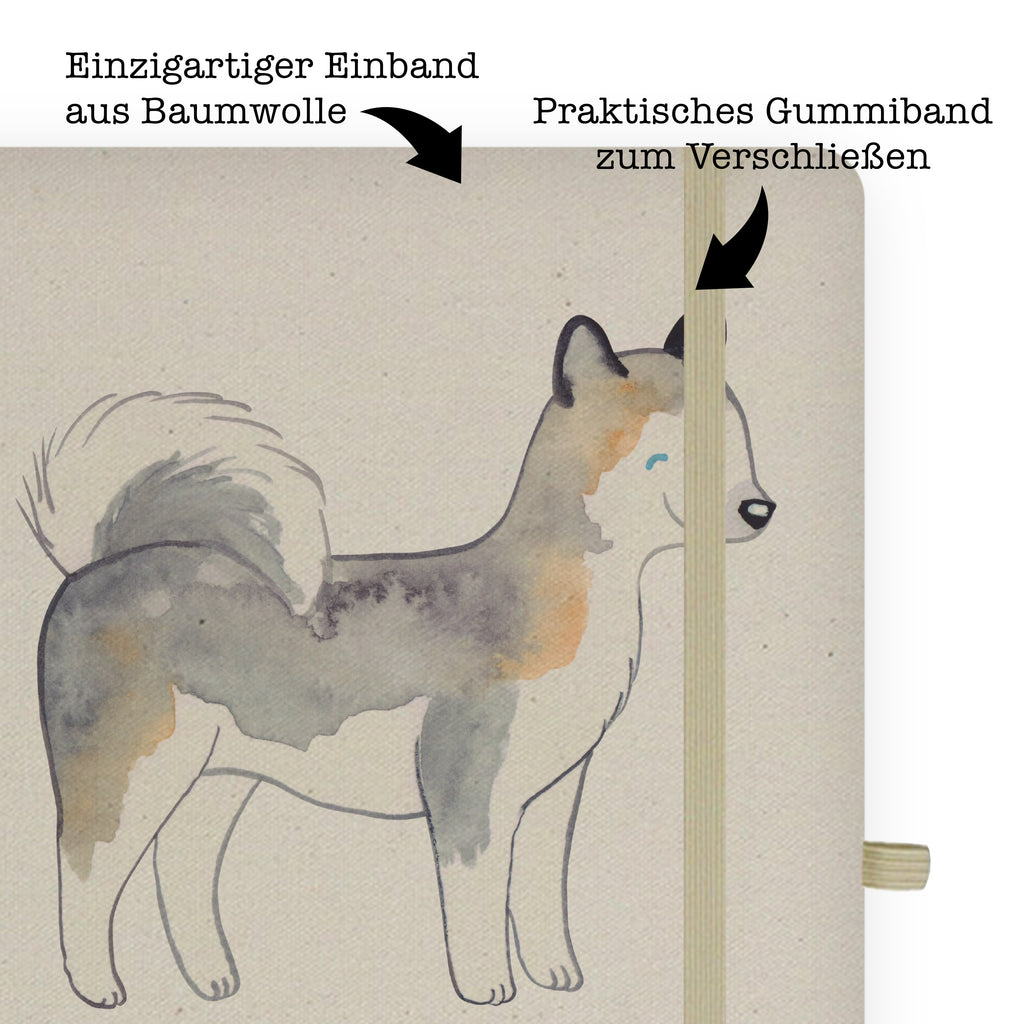 Baumwoll Notizbuch Siberian Husky Moment Notizen, Eintragebuch, Tagebuch, Notizblock, Adressbuch, Journal, Kladde, Skizzenbuch, Notizheft, Schreibbuch, Schreibheft, Hund, Hunderasse, Rassehund, Hundebesitzer, Geschenk, Tierfreund, Schenken, Welpe, Siberian Husky