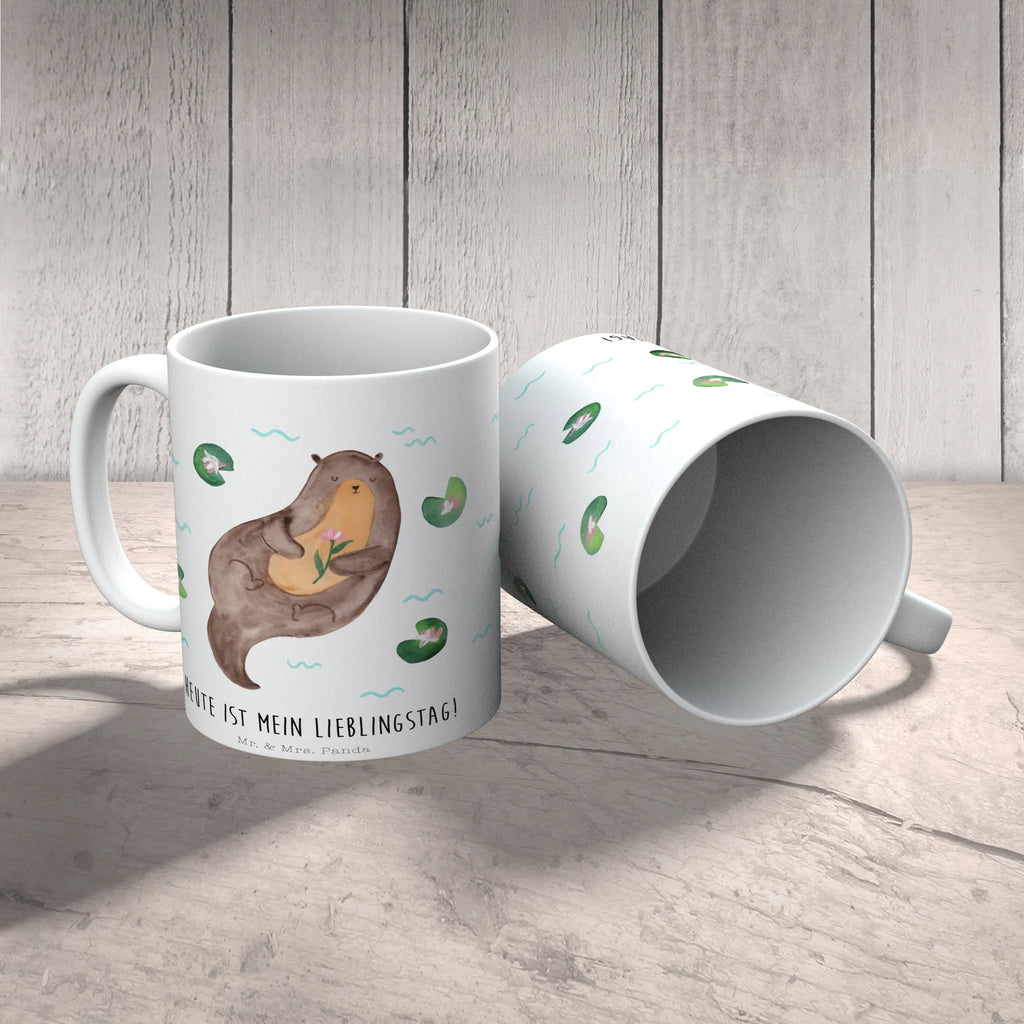 Tasse Otter Seerose Tasse, Kaffeetasse, Teetasse, Becher, Kaffeebecher, Teebecher, Keramiktasse, Porzellantasse, Büro Tasse, Geschenk Tasse, Tasse Sprüche, Tasse Motive, Kaffeetassen, Tasse bedrucken, Designer Tasse, Cappuccino Tassen, Schöne Teetassen, Otter, Fischotter, Seeotter, Otter Seeotter See Otter