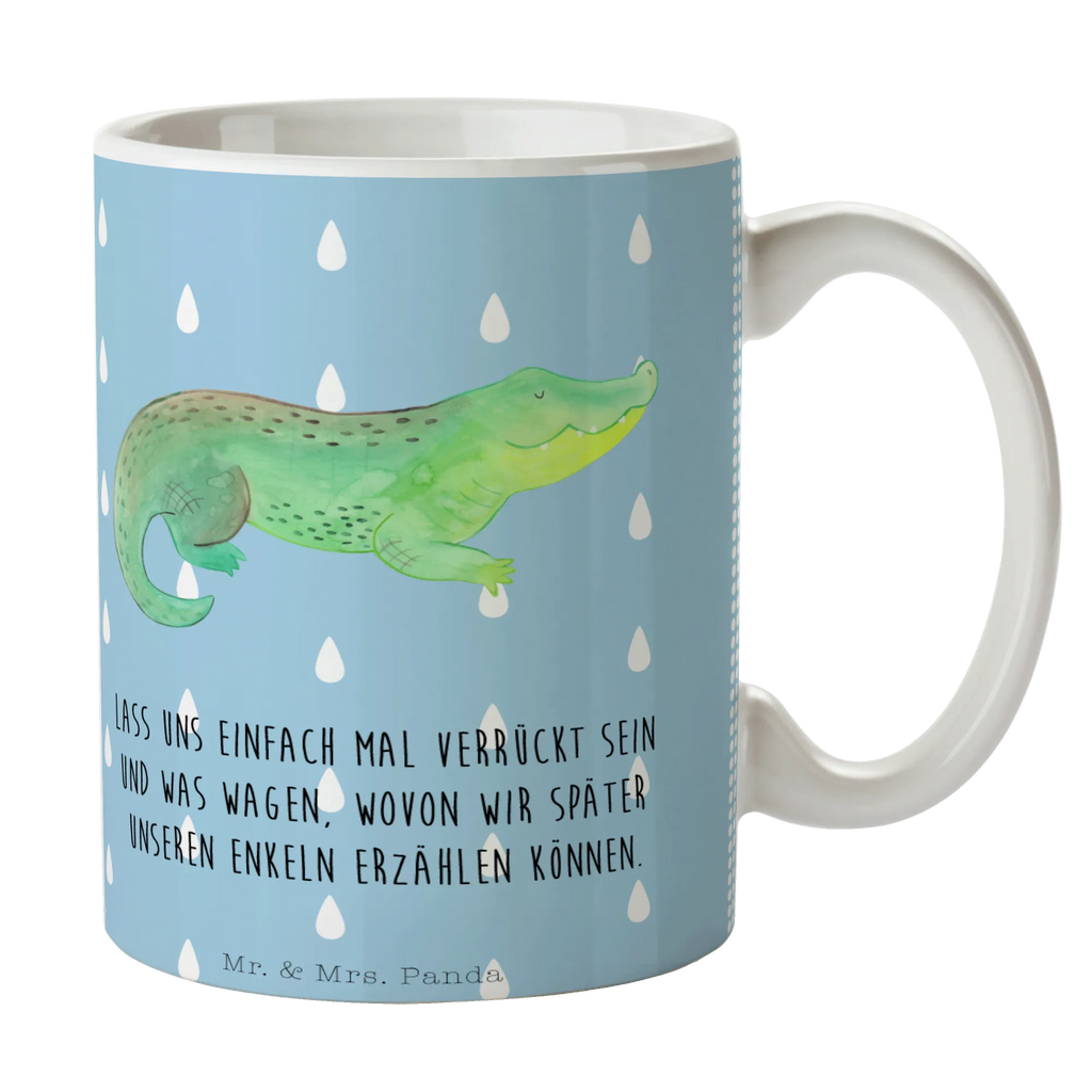 Tasse Krokodil Tasse, Kaffeetasse, Teetasse, Becher, Kaffeebecher, Teebecher, Keramiktasse, Porzellantasse, Büro Tasse, Geschenk Tasse, Tasse Sprüche, Tasse Motive, Kaffeetassen, Tasse bedrucken, Designer Tasse, Cappuccino Tassen, Schöne Teetassen, Meerestiere, Meer, Urlaub, Krokodil, Krokodile, verrückt sein, spontan sein, Abenteuerlust, Reiselust, Freundin, beste Freundin, Lieblingsmensch