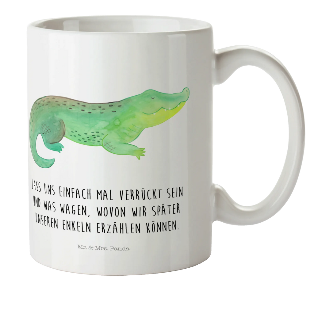 Child's mug Crocodile Kindertasse, Kinder Tasse, Kunststoff Tasse, Kindergarten Tasse, Trinkbecher, Camping Becher, Kaffeetasse, Kunststoffbecher, Kindergartenbecher, Outdoorgeschirr, Kunststoffgeschirr, Reisebecher, Reisetasse, Kinderbecher, Bruchfeste Tasse, Bruchsichere Tasse, Plastik Tasse, Plastiktasse, Meerestiere, Meer, Urlaub, Krokodil, Krokodile, verrückt sein, spontan sein, Abenteuerlust, Reiselust, Freundin, beste Freundin, Lieblingsmensch