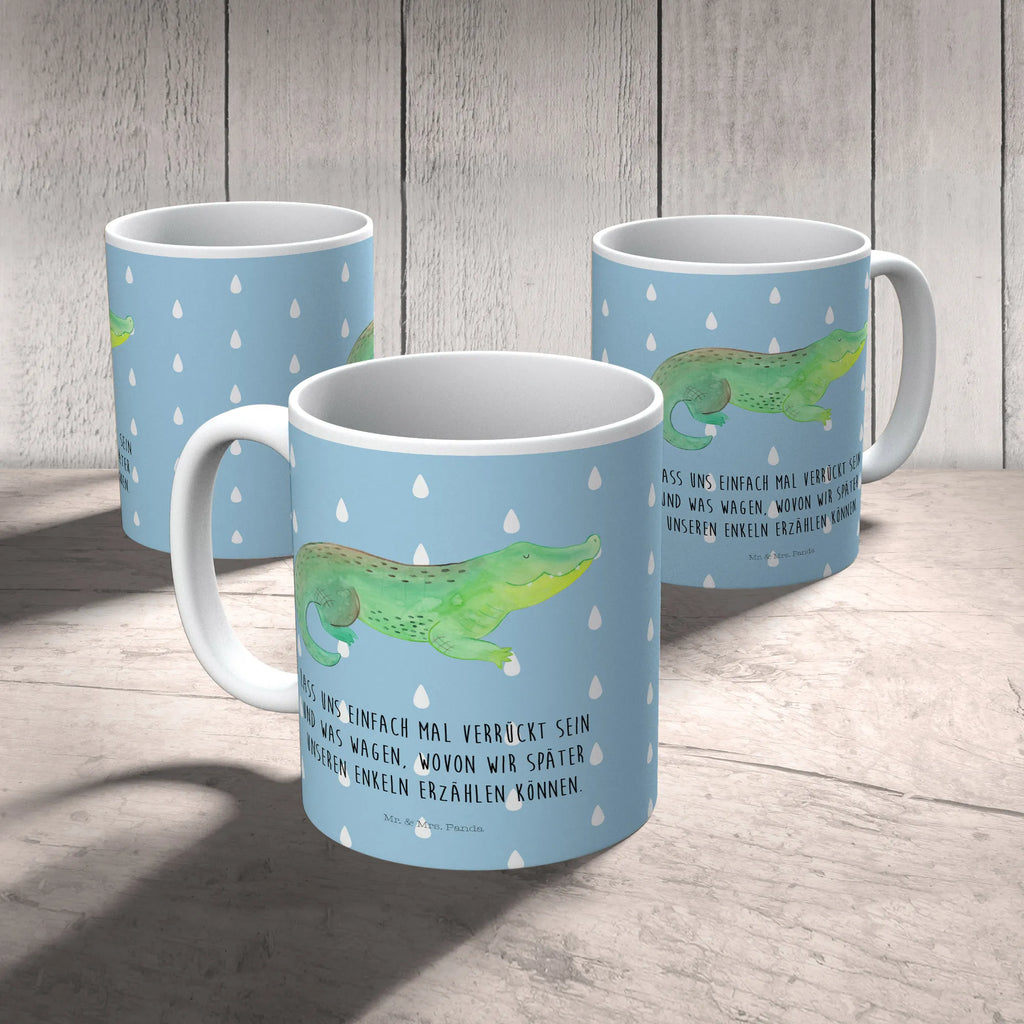 Child's mug Crocodile Kindertasse, Kinder Tasse, Kunststoff Tasse, Kindergarten Tasse, Trinkbecher, Camping Becher, Kaffeetasse, Kunststoffbecher, Kindergartenbecher, Outdoorgeschirr, Kunststoffgeschirr, Reisebecher, Reisetasse, Kinderbecher, Bruchfeste Tasse, Bruchsichere Tasse, Plastik Tasse, Plastiktasse, Meerestiere, Meer, Urlaub, Krokodil, Krokodile, verrückt sein, spontan sein, Abenteuerlust, Reiselust, Freundin, beste Freundin, Lieblingsmensch