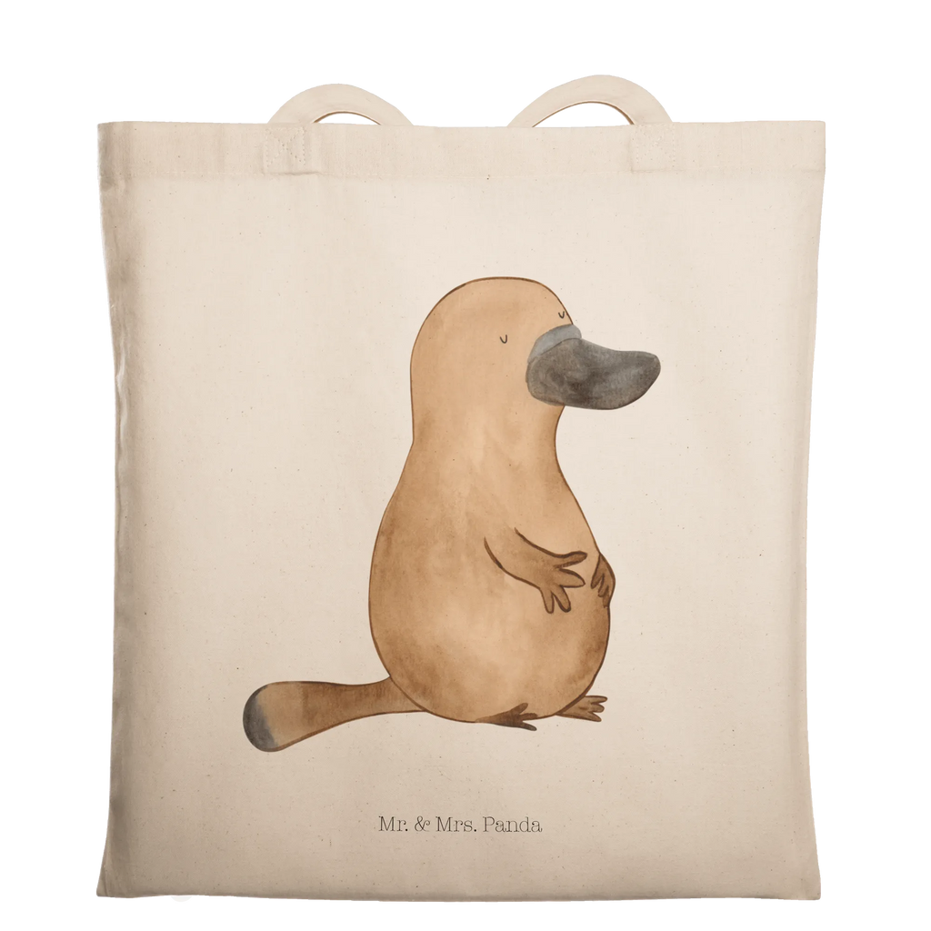 Tragetasche Schnabeltier Mut Beuteltasche, Beutel, Einkaufstasche, Jutebeutel, Stoffbeutel, Tasche, Shopper, Umhängetasche, Strandtasche, Schultertasche, Stofftasche, Tragetasche, Badetasche, Jutetasche, Einkaufstüte, Laptoptasche, Meerestiere, Meer, Urlaub, Schnabeltier, Mut, mutig, Lebensweisheit, Schnabeltiere, Motivation, Training, Büro, Arbeit, Neuanfang, Neustart, Weltreise, Raodtrip