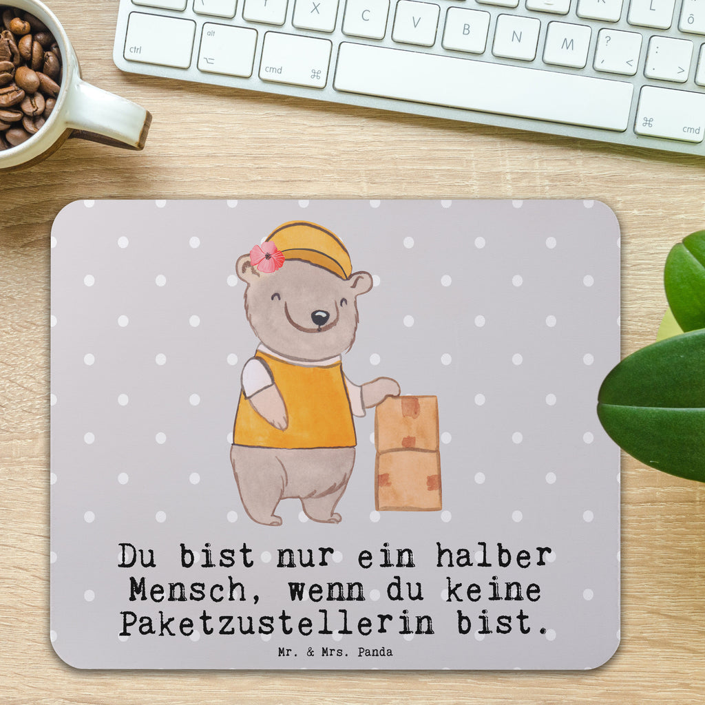 Mauspad Paketzustellerin mit Herz Mousepad, Computer zubehör, Büroausstattung, PC Zubehör, Arbeitszimmer, Mauspad, Einzigartiges Mauspad, Designer Mauspad, Mausunterlage, Mauspad Büro, Beruf, Ausbildung, Jubiläum, Abschied, Rente, Kollege, Kollegin, Geschenk, Schenken, Arbeitskollege, Mitarbeiter, Firma, Danke, Dankeschön, Paketzustellerin, Paketbotin, Zustellservice Pakete