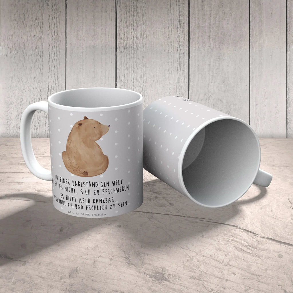 Tasse Bär Schulterblick Tasse, Kaffeetasse, Teetasse, Becher, Kaffeebecher, Teebecher, Keramiktasse, Porzellantasse, Büro Tasse, Geschenk Tasse, Tasse Sprüche, Tasse Motive, Kaffeetassen, Tasse bedrucken, Designer Tasse, Cappuccino Tassen, Schöne Teetassen, Bär, Teddy, Teddybär, Selbstachtung, Weltansicht, Motivation, Bären, Bärenliebe, Weisheit