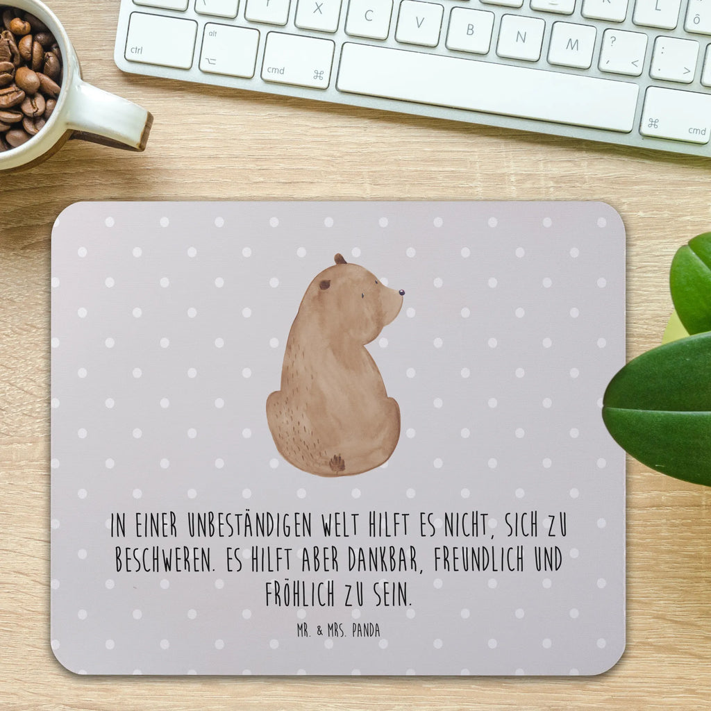 Mouse mat bear shoulder look Mousepad, Computer zubehör, Büroausstattung, PC Zubehör, Arbeitszimmer, Mauspad, Einzigartiges Mauspad, Designer Mauspad, Mausunterlage, Mauspad Büro, Bär, Teddy, Teddybär, Selbstachtung, Weltansicht, Motivation, Bären, Bärenliebe, Weisheit