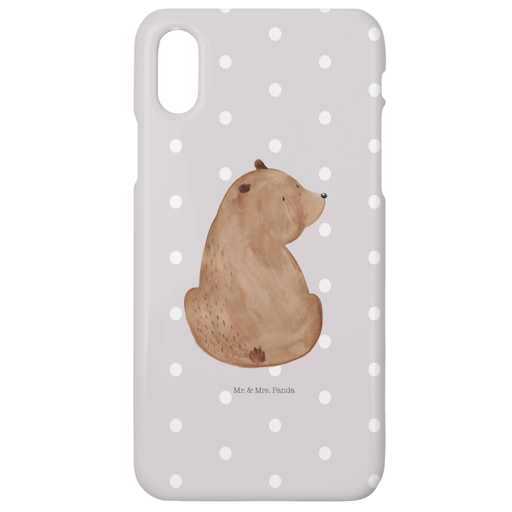 Handyhülle Bär Schulterblick Handyhülle, Handycover, Cover, Handy, Hülle, Iphone 10, Iphone X, Bär, Teddy, Teddybär, Selbstachtung, Weltansicht, Motivation, Bären, Bärenliebe, Weisheit