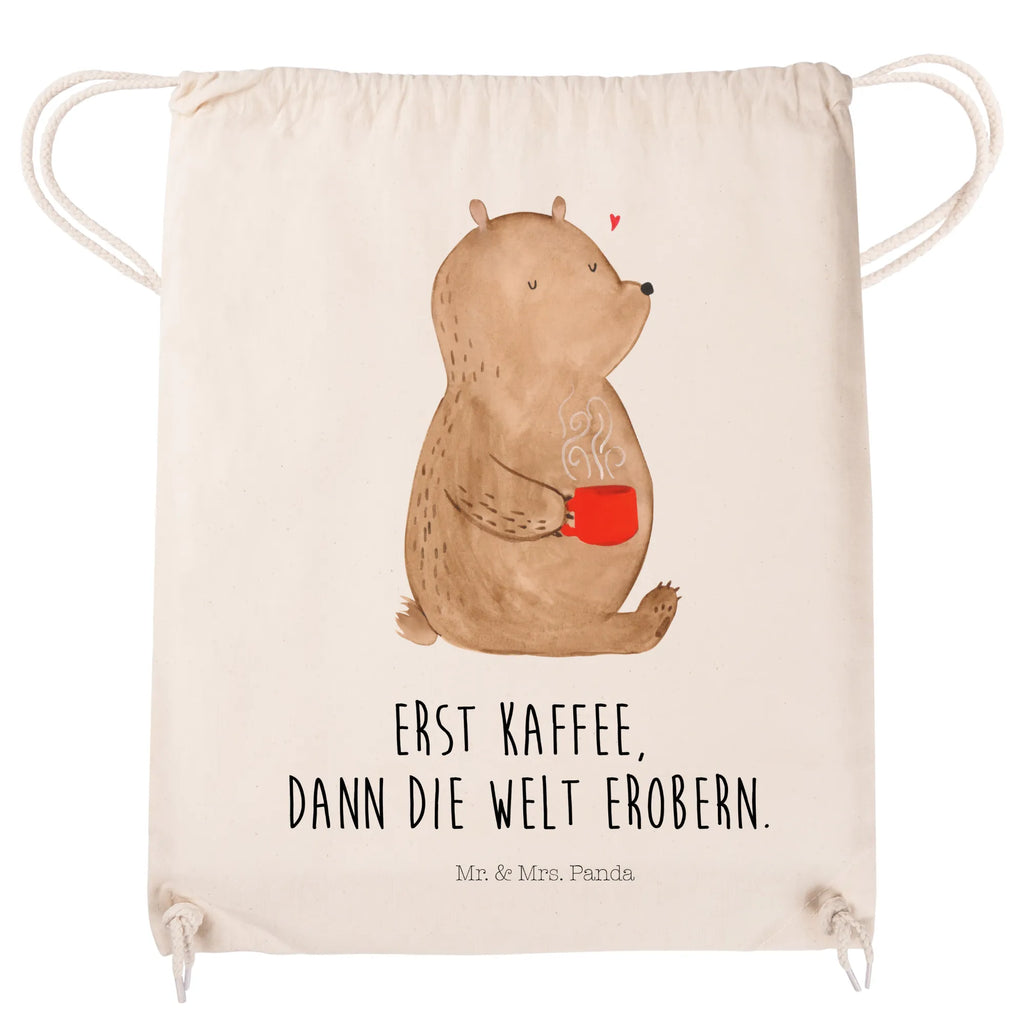 Sportbeutel Bär Kaffee Sportbeutel, Turnbeutel, Beutel, Sporttasche, Tasche, Stoffbeutel, Sportbeutel Kinder, Gymsack, Beutel Rucksack, Kleine Sporttasche, Sportzubehör, Turnbeutel Baumwolle, Bär, Teddy, Teddybär, Kaffee, Coffee, Bären, guten Morgen, Morgenroutine, Welt erobern, Welt retten, Motivation