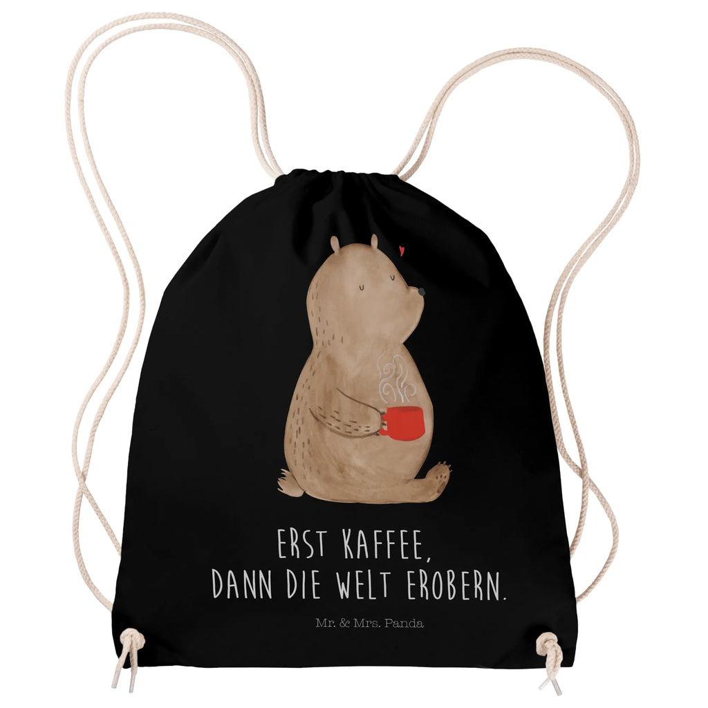 Sportbeutel Bär Kaffee Sportbeutel, Turnbeutel, Beutel, Sporttasche, Tasche, Stoffbeutel, Sportbeutel Kinder, Gymsack, Beutel Rucksack, Kleine Sporttasche, Sportzubehör, Turnbeutel Baumwolle, Bär, Teddy, Teddybär, Kaffee, Coffee, Bären, guten Morgen, Morgenroutine, Welt erobern, Welt retten, Motivation