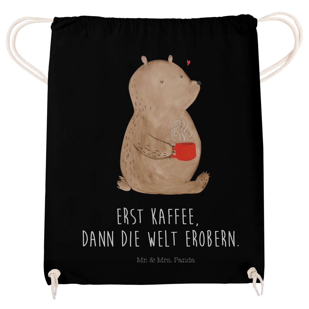 Sportbeutel Bär Kaffee Sportbeutel, Turnbeutel, Beutel, Sporttasche, Tasche, Stoffbeutel, Sportbeutel Kinder, Gymsack, Beutel Rucksack, Kleine Sporttasche, Sportzubehör, Turnbeutel Baumwolle, Bär, Teddy, Teddybär, Kaffee, Coffee, Bären, guten Morgen, Morgenroutine, Welt erobern, Welt retten, Motivation