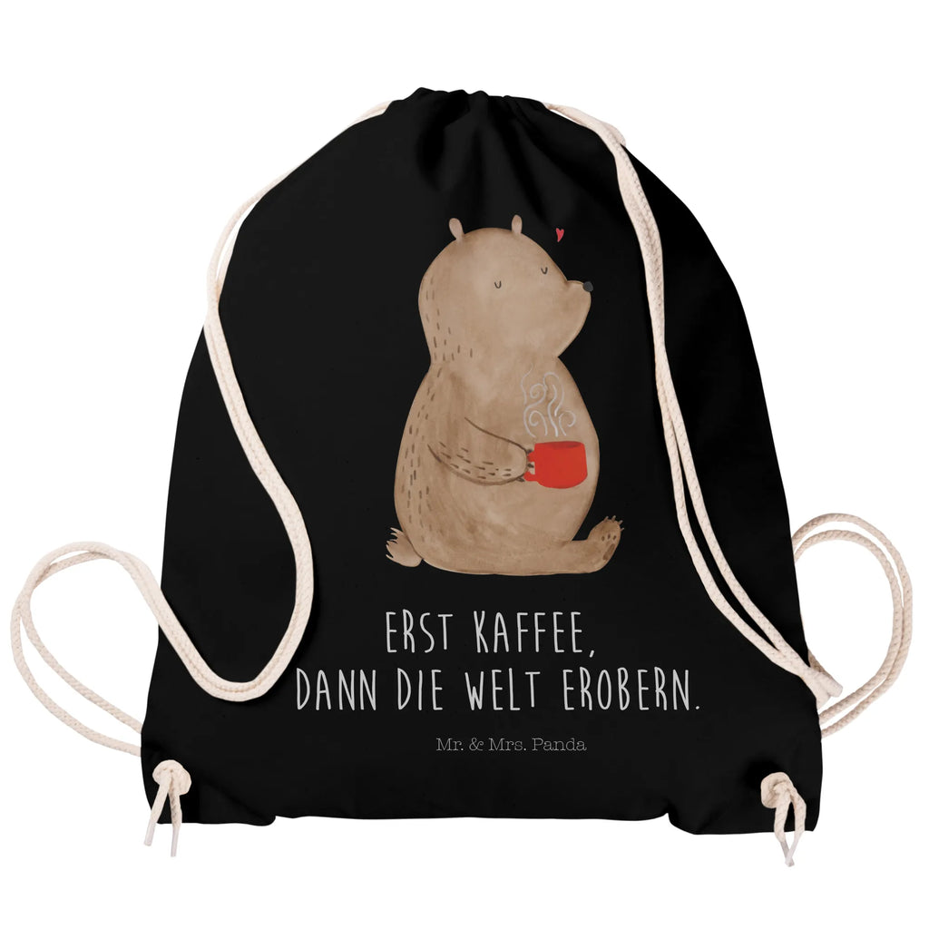 Sportbeutel Bär Kaffee Sportbeutel, Turnbeutel, Beutel, Sporttasche, Tasche, Stoffbeutel, Sportbeutel Kinder, Gymsack, Beutel Rucksack, Kleine Sporttasche, Sportzubehör, Turnbeutel Baumwolle, Bär, Teddy, Teddybär, Kaffee, Coffee, Bären, guten Morgen, Morgenroutine, Welt erobern, Welt retten, Motivation