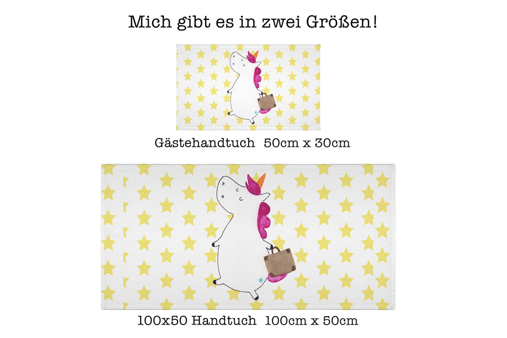 Handtuch Einhorn Koffer Gästetuch, Reisehandtuch, Sport Handtuch, Frottier, Kinder Handtuch, Einhorn, Einhörner, Einhorn Deko, Pegasus, Unicorn, unicorn, Koffer, Verreisen, Reise, Gepäck, Abenteuer, Erwachsen, Kind, albern, Spaß, lustig, witzig