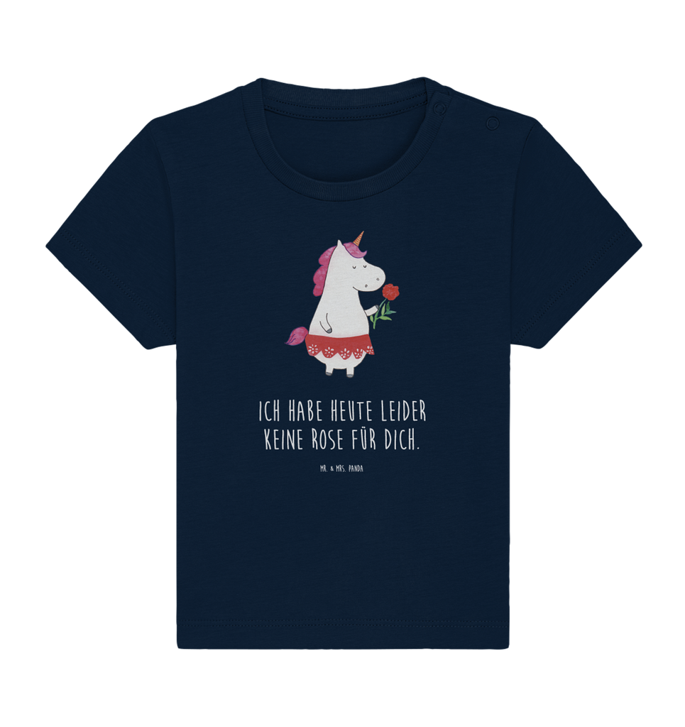 Organic Baby Shirt Einhorn Dame Baby T-Shirt, Jungen Baby T-Shirt, Mädchen Baby T-Shirt, Shirt, Einhorn, Einhörner, Einhorn Deko, Pegasus, Unicorn, Dame, Lady, feine Dame, Freundin, Frau, Bachelor, Bachelorette, Abfuhr, Schluss machen, Trennung