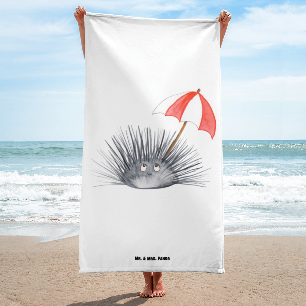 XL Badehandtuch Seeigel Handtuch, Badetuch, Duschtuch, Strandtuch, Saunatuch, Meerestiere, Meer, Urlaub, Seeigel, Achtsamkeit, Selbstakzeptanz, Selbstliebe, Hier und Jetzt, Leben, Lebe