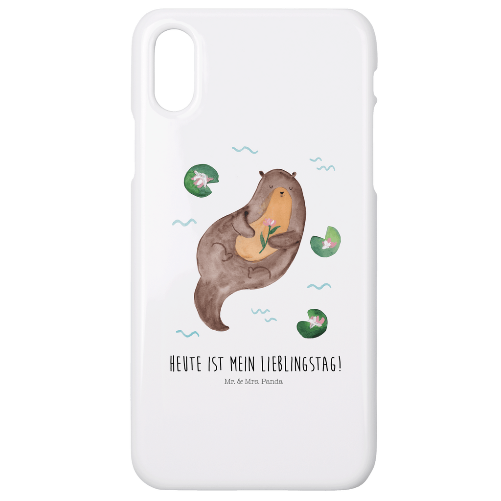 Handyhülle Otter Seerose Handyhülle, Handycover, Cover, Handy, Hülle, Iphone 10, Iphone X, Otter, Fischotter, Seeotter, Otter Seeotter See Otter