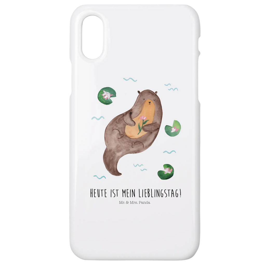 Handyhülle Otter Seerose Handyhülle, Handycover, Cover, Handy, Hülle, Iphone 10, Iphone X, Otter, Fischotter, Seeotter, Otter Seeotter See Otter