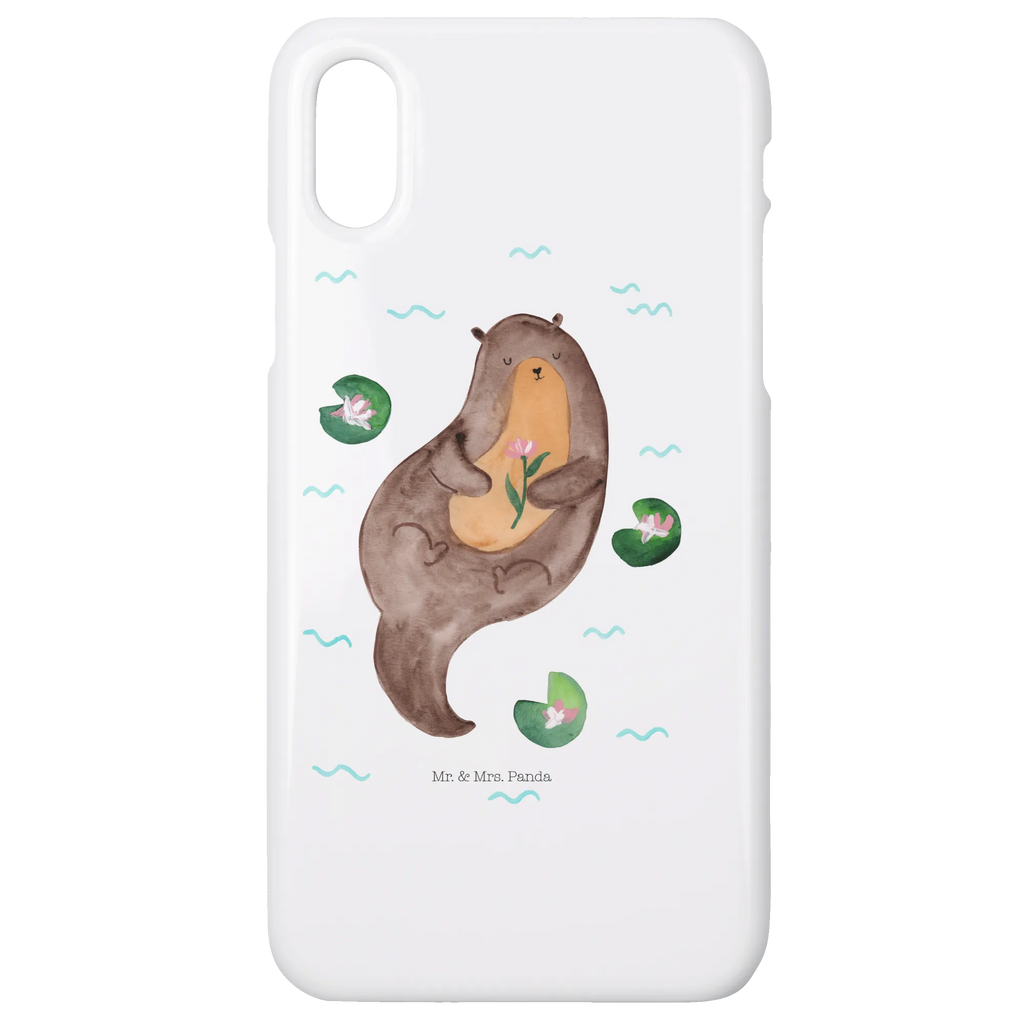 Handyhülle Otter Seerose Handyhülle, Handycover, Cover, Handy, Hülle, Iphone 10, Iphone X, Otter, Fischotter, Seeotter, Otter Seeotter See Otter