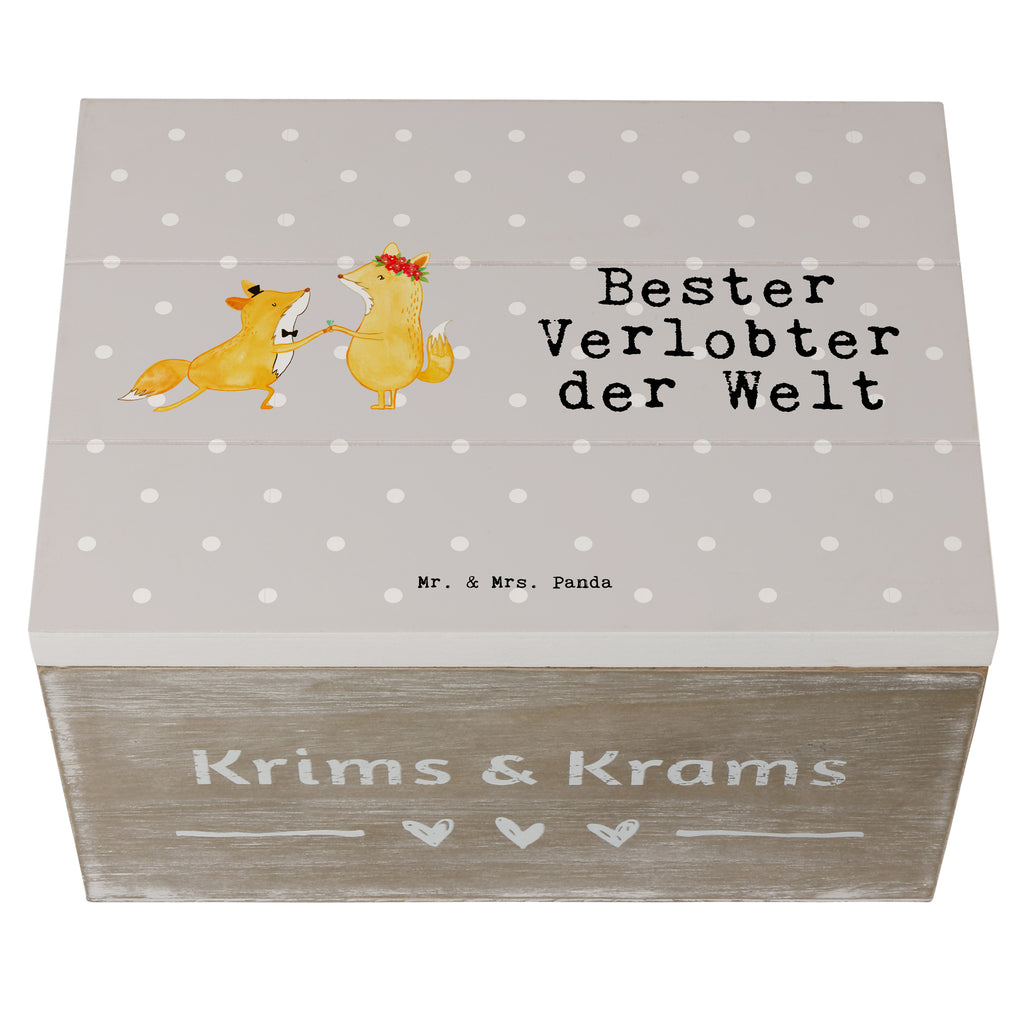 Holzkiste Fuchs Bester Verlobter der Welt Holzkiste, Kiste, Schatzkiste, Truhe, Schatulle, XXL, Erinnerungsbox, Erinnerungskiste, Dekokiste, Aufbewahrungsbox, Geschenkbox, Geschenkdose, für, Dankeschön, Geschenk, Schenken, Geburtstag, Geburtstagsgeschenk, Geschenkidee, Danke, Bedanken, Mitbringsel, Freude machen, Geschenktipp, Verlobter, Verloben, Verlobung, Traummann, Mann, Freund, Ehemann, Zukünftiger, Hochzeit, Ehe