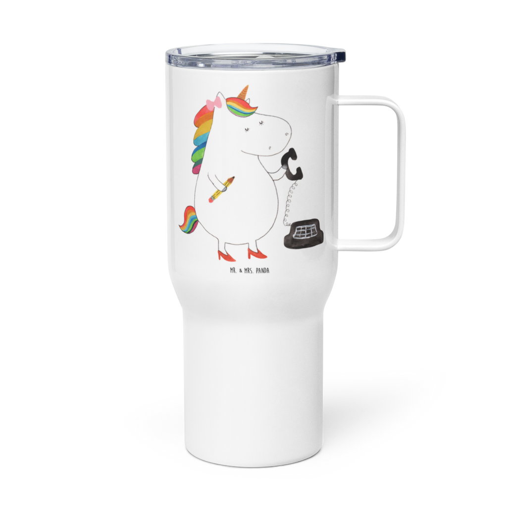 XXL Thermobecher Einhorn Sekretärin Thermobecher, XL Thermobecher, Reisebecher, XL Reisetasse, Großer Thermobecher, Autobecher, Jumbo Becher, Einhorn, Einhörner, Einhorn Deko, Pegasus, Unicorn, Sekretärin, Büro, Rechtsanwältin, Rechtsanwaltsgehilfin, Steuerbüro, Steuerkanzlei, Bürokraft, Bürohilfe