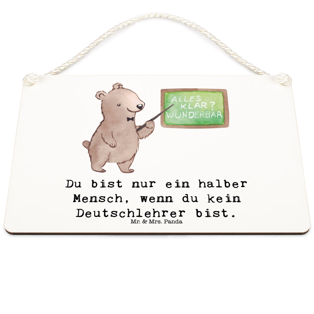 Deko Schild Deutschlehrer mit Herz Dekoschild, Deko Schild, Schild, Tür Schild, Türschild, Holzschild, Wandschild, Wanddeko, Beruf, Ausbildung, Jubiläum, Abschied, Rente, Kollege, Kollegin, Geschenk, Schenken, Arbeitskollege, Mitarbeiter, Firma, Danke, Dankeschön, Deutschlehrer, Deutschunterricht, Schule, Grundschule