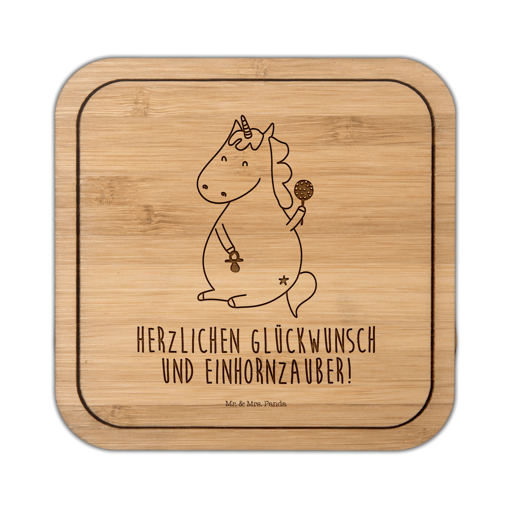 Untersetzer quadratisch Einhorn Baby Untersetzer, Bierdeckel, Glasuntersetzer, Untersetzer Gläser, Getränkeuntersetzer, Einhorn, Einhörner, Einhorn Deko, Pegasus, Unicorn, Mutter, Geburt, Geburtstag, erstes Kind, Baby, Babyglück, Nachwuchs, Eltern, Party, Kind, Schnuller