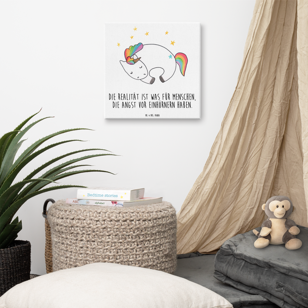 Leinwand Bild Einhorn Nacht Leinwand, Bild, Kunstdruck, Wanddeko, Dekoration, Einhorn, Einhörner, Einhorn Deko, Pegasus, Unicorn, Träume, Traum, unicorn, Realität, Menschen, Geschenk, Ruhe, Freundin