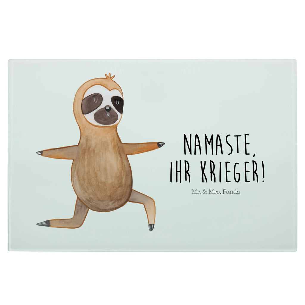 Glasschneidebrett Faultier Yoga Glasschneidebrett, Schneidebrett, Faultier, Faultier Geschenk, Faultier Deko, Faultiere, faul, Lieblingstier, Yoga, Namaste, Krieger, Yogaübungen, Meditation, Atmung, Gelassenheit, Entspannung