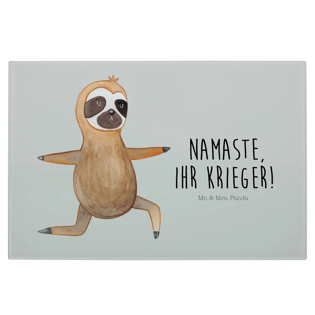 Glasschneidebrett Faultier Yoga Glasschneidebrett, Schneidebrett, Faultier, Faultier Geschenk, Faultier Deko, Faultiere, faul, Lieblingstier, Yoga, Namaste, Krieger, Yogaübungen, Meditation, Atmung, Gelassenheit, Entspannung