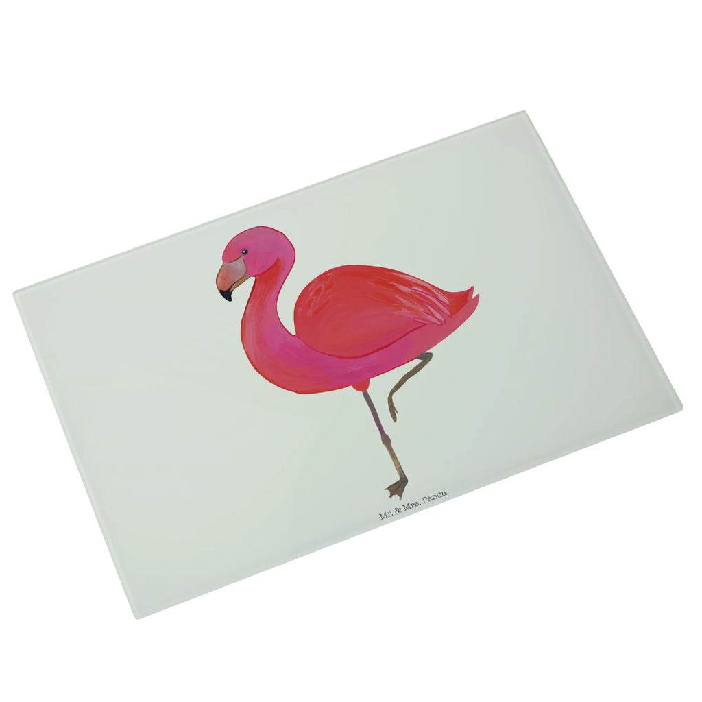 Glasschneidebrett Flamingo Classic Glasschneidebrett, Schneidebrett, Flamingo, Einzigartig, Selbstliebe, Stolz, ich, für mich, Spruch, Freundin, Freundinnen, Außenseiter, Sohn, Tochter, Geschwister