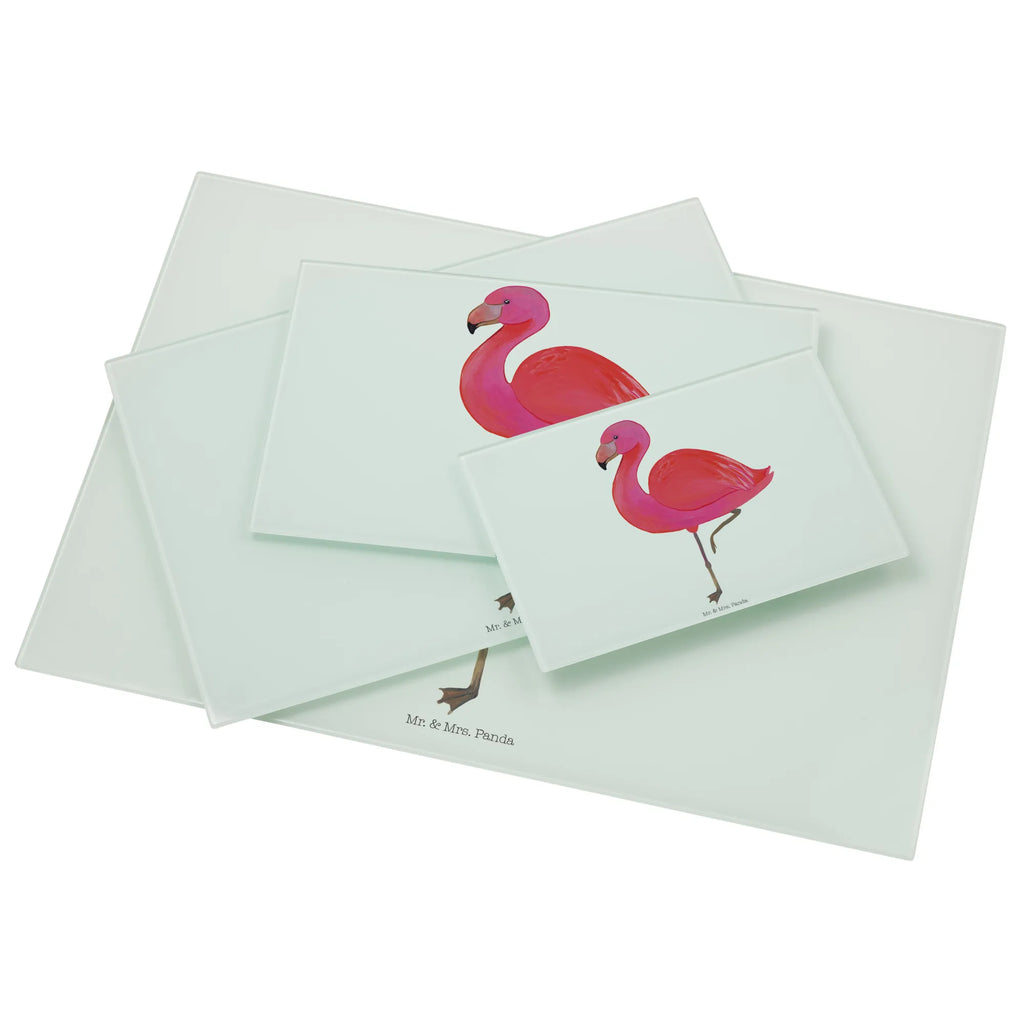 Glasschneidebrett Flamingo Classic Glasschneidebrett, Schneidebrett, Flamingo, Einzigartig, Selbstliebe, Stolz, ich, für mich, Spruch, Freundin, Freundinnen, Außenseiter, Sohn, Tochter, Geschwister