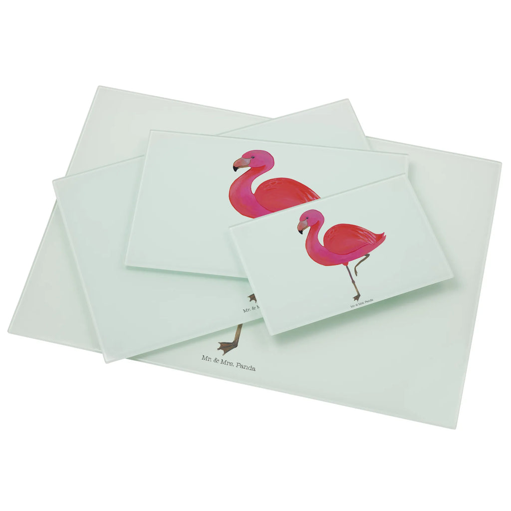 Glasschneidebrett Flamingo Classic Glasschneidebrett, Schneidebrett, Flamingo, Einzigartig, Selbstliebe, Stolz, ich, für mich, Spruch, Freundin, Freundinnen, Außenseiter, Sohn, Tochter, Geschwister