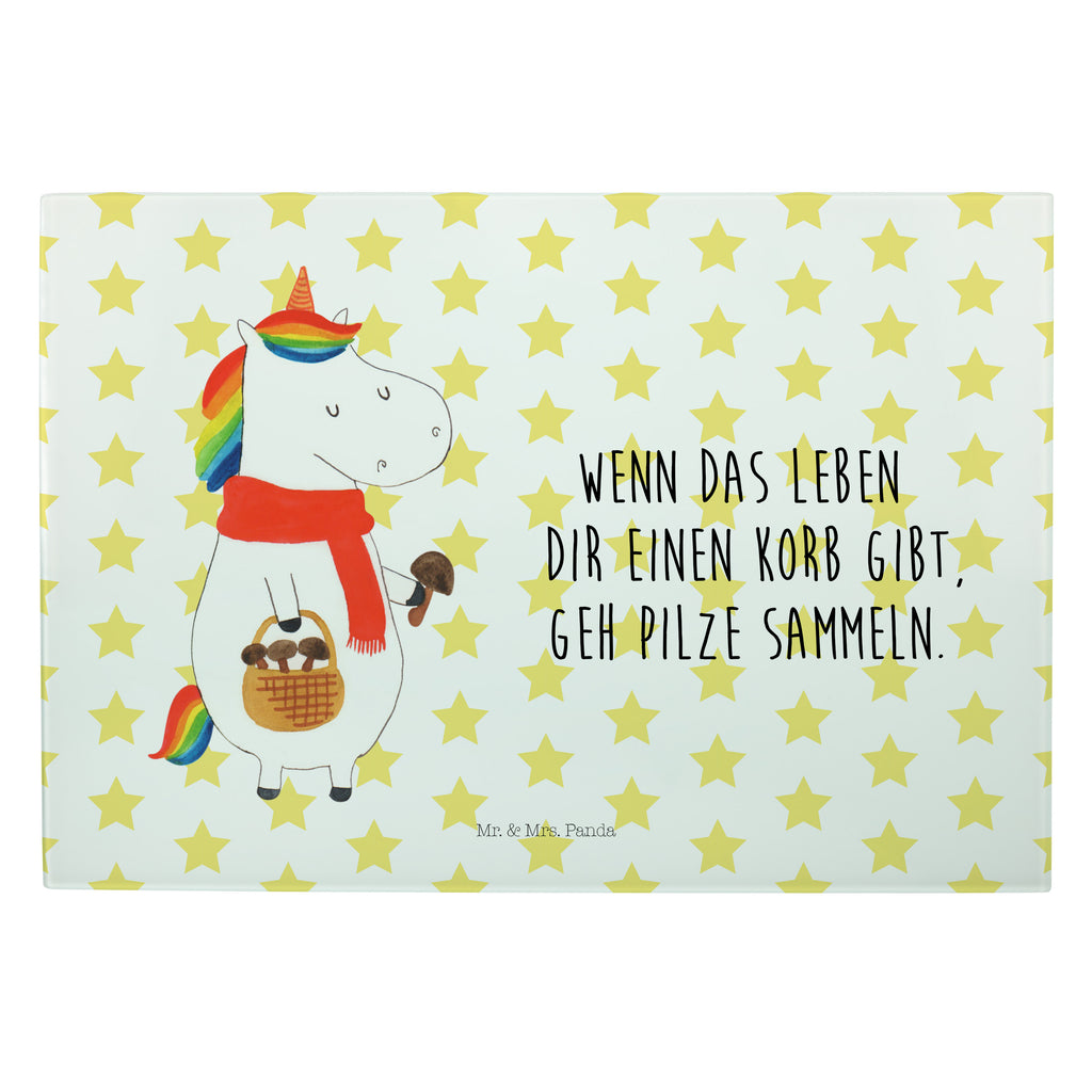 Glasschneidebrett Einhorn Pilz Glasschneidebrett, Schneidebrett, Einhorn, Einhörner, Einhorn Deko, Pegasus, Unicorn, Pilze, Pilzsammler, Motivation, Spruch, Liebeskummer