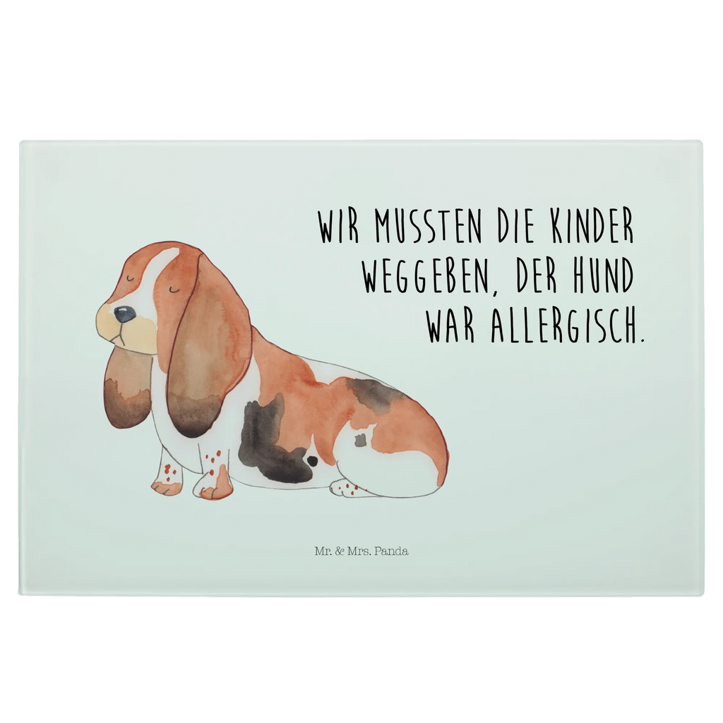 Glasschneidebrett Hund Basset Hound Glasschneidebrett, Schneidebrett, Frühstücksbrett, Küche, Hund, Hundemotiv, Haustier, Hunderasse, Tierliebhaber, Hundebesitzer, Sprüche, Basset Hound, Basset, Hundeliebe, kinderlos