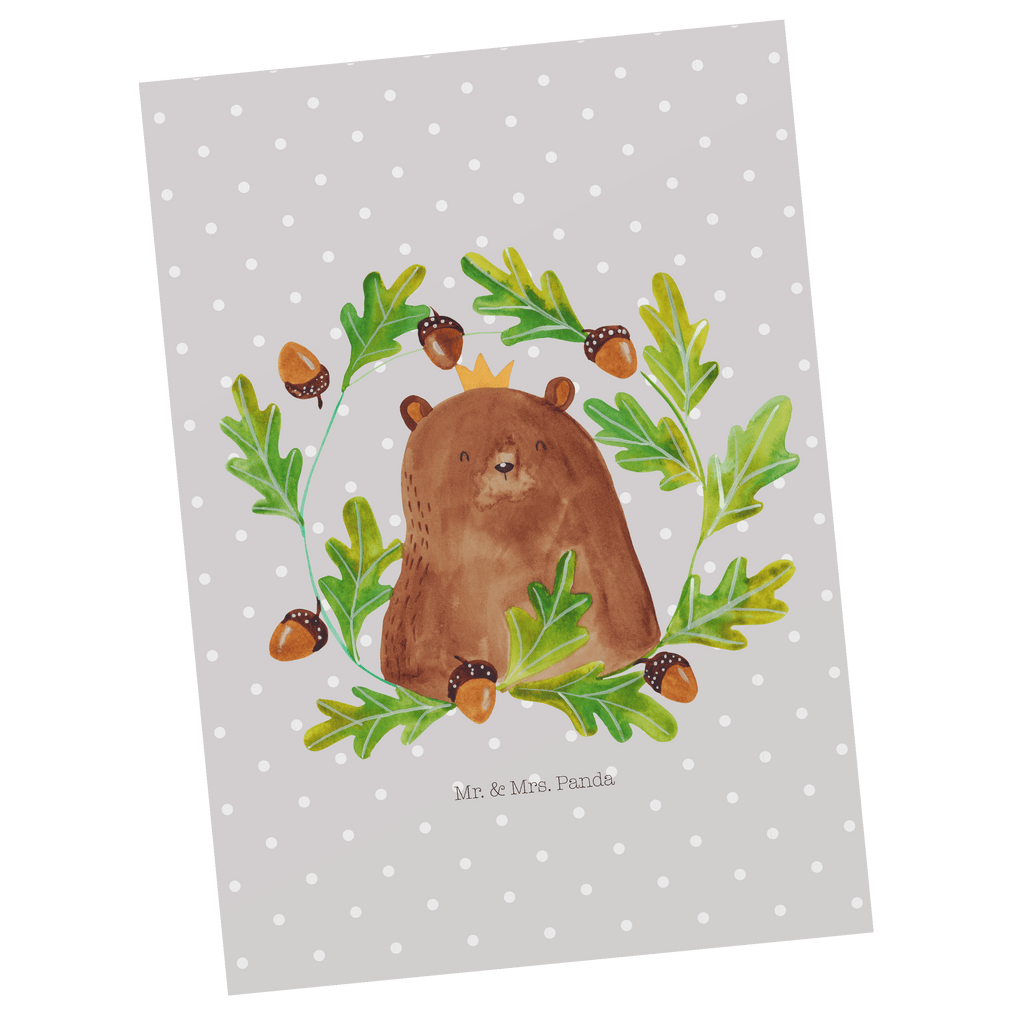 Postkarte Bär König Postkarte, Karte, Geschenkkarte, Grußkarte, Einladung, Ansichtskarte, Geburtstagskarte, Einladungskarte, Dankeskarte, Ansichtskarten, Einladung Geburtstag, Einladungskarten Geburtstag, Bär, Teddy, Teddybär, Papa, Papa Bär, bester Vater, bester Papa, weltbester Papa, Vatertag, Vater, Dad, Daddy, Papi