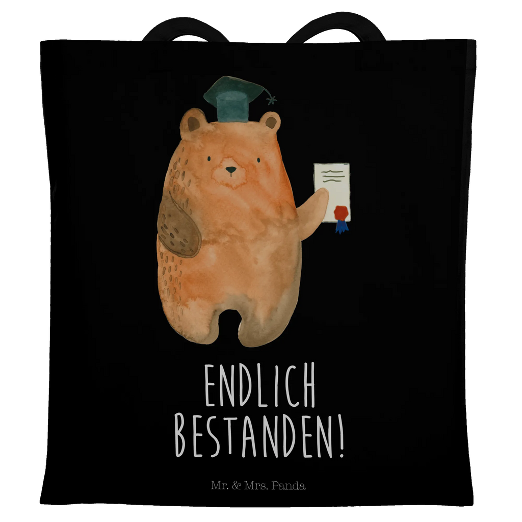 Tragetasche Bär Prüfung Beuteltasche, Beutel, Einkaufstasche, Jutebeutel, Stoffbeutel, Tasche, Shopper, Umhängetasche, Strandtasche, Schultertasche, Stofftasche, Tragetasche, Badetasche, Jutetasche, Einkaufstüte, Laptoptasche, Bär, Teddy, Teddybär, Abitur, Prüfungen, Prüfung bestanden, Abschluss, Zeugnis, Abschlusszeugnis