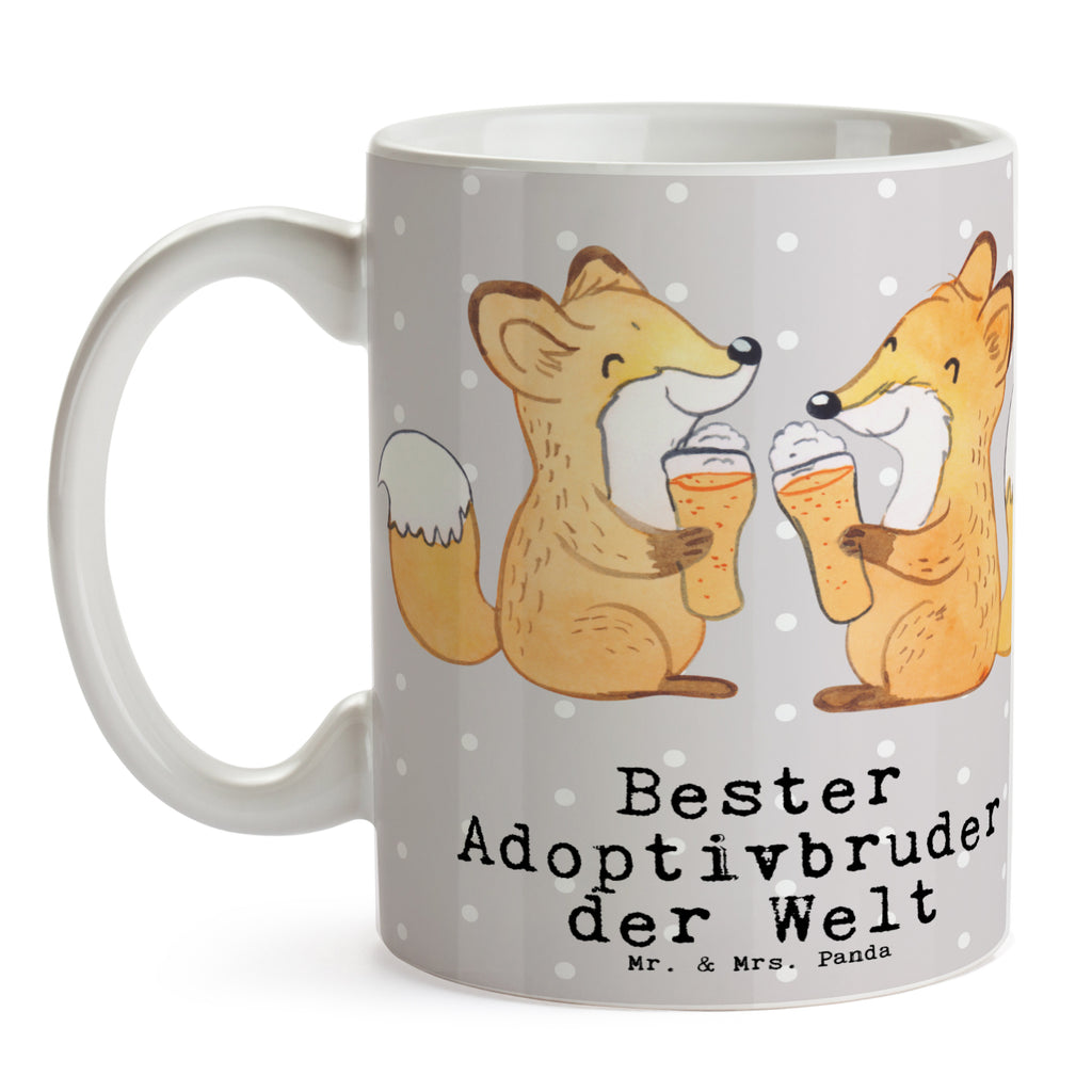 Tasse Fuchs Bester Adoptivbruder der Welt Tasse, Kaffeetasse, Teetasse, Becher, Kaffeebecher, Teebecher, Keramiktasse, Porzellantasse, Büro Tasse, Geschenk Tasse, Tasse Sprüche, Tasse Motive, Kaffeetassen, Tasse bedrucken, Designer Tasse, Cappuccino Tassen, Schöne Teetassen, für, Dankeschön, Geschenk, Schenken, Geburtstag, Geburtstagsgeschenk, Geschenkidee, Danke, Bedanken, Mitbringsel, Freude machen, Geschenktipp, Adoptivbruder, adoptiert, Bruder, Brudi, Geschwister, Bruderherz, Schwester, Familie, Kleinigkeit, Brother, Bester, Sohn