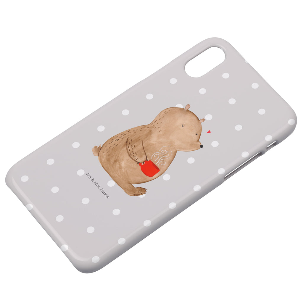 Handyhülle Bär Kaffee Handyhülle, Handycover, Cover, Handy, Hülle, Iphone 10, Iphone X, Bär, Teddy, Teddybär, Kaffee, Coffee, Bären, guten Morgen, Morgenroutine, Welt erobern, Welt retten, Motivation